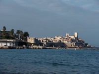 Antibes de la plage de la Salis